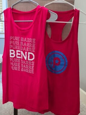 2 Pure Barre Tank Tops